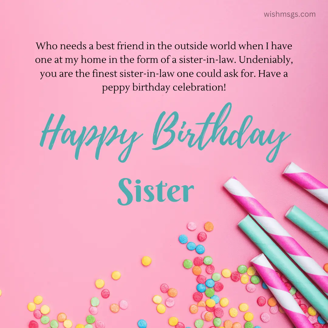 100+Best Happy Birthday Sister in Law Quotes, Images, Wishes And Messages