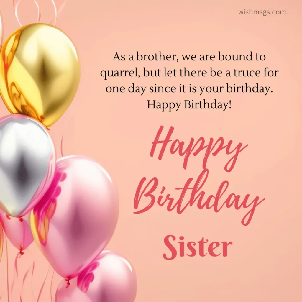 Birthday Quotes for Elder Sister