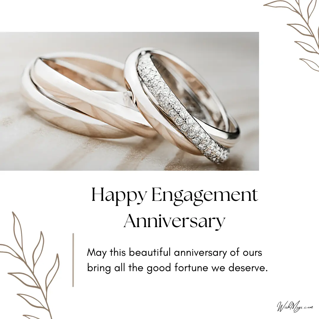100+ Best Engagement Anniversary Wishes, Quotes, Messages And Images